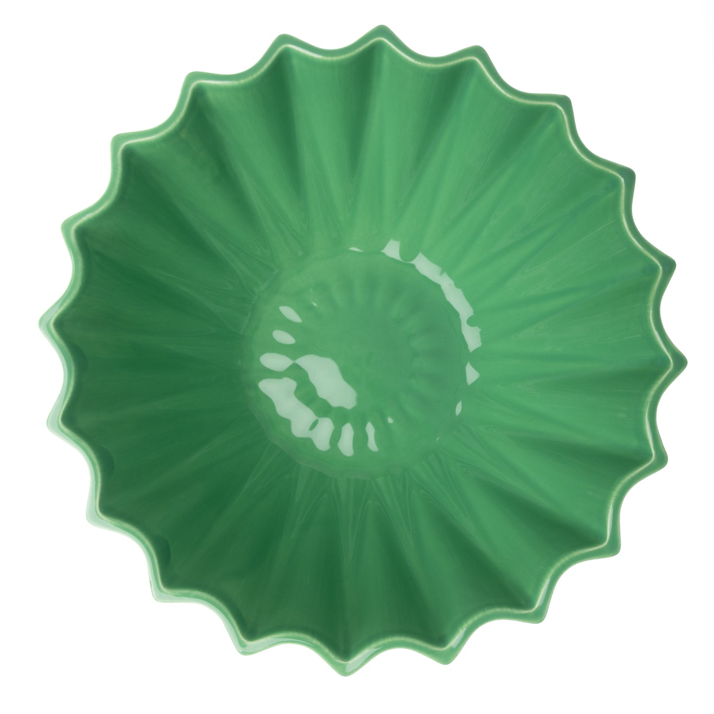 Large Pea 28cm Etoile Fluted Salad Bowl